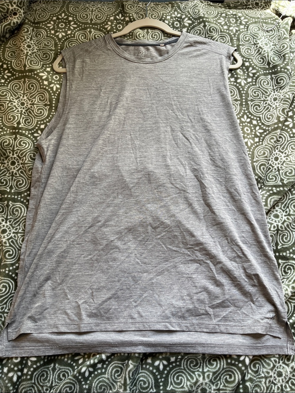 DSG Gray Sleeveless Tank Top